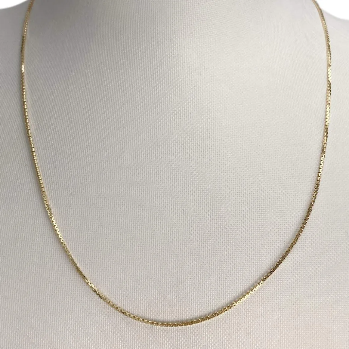 Collier d'occasion or 750 jaune maille fantaisie