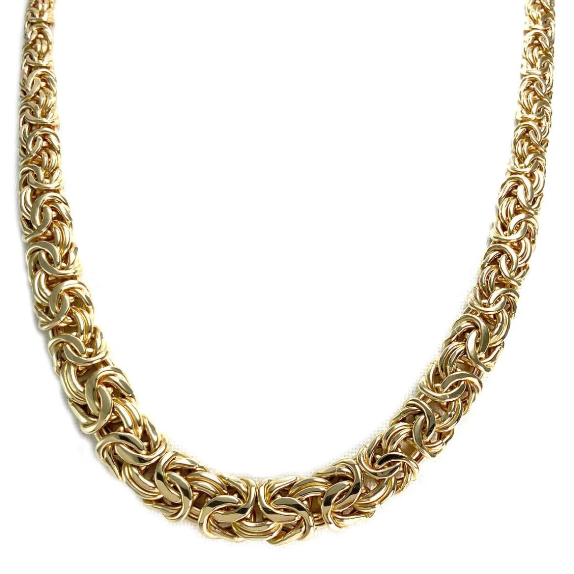 Collier d'occasion or 750 jaune maille fantaisie