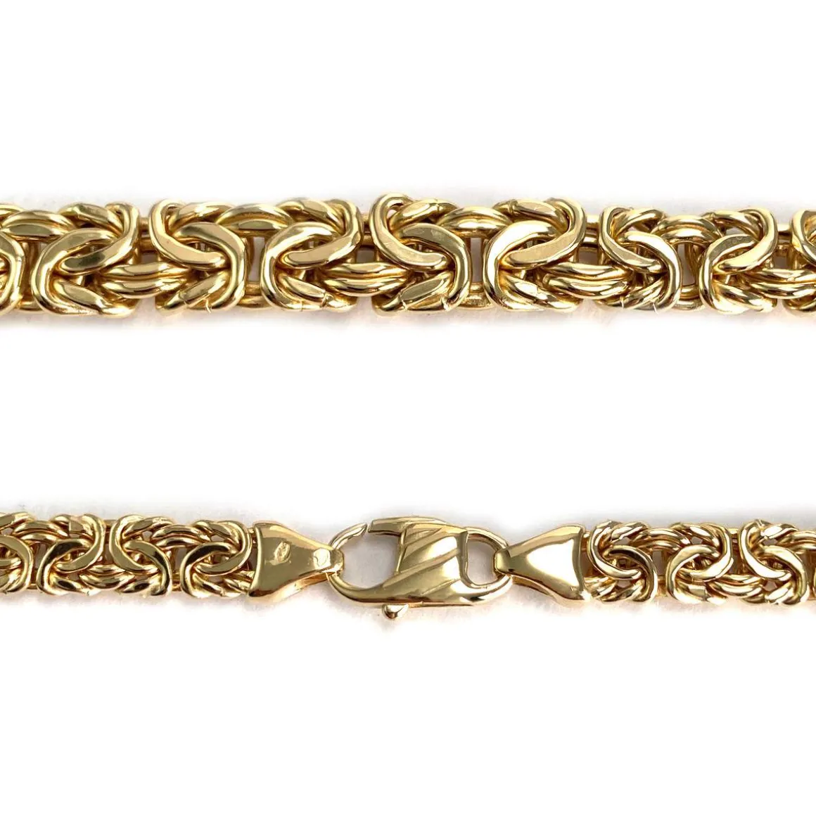 Collier d'occasion or 750 jaune maille fantaisie