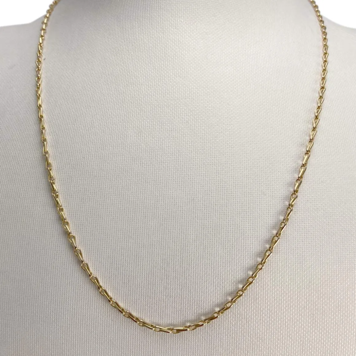 Collier d'occasion or 750 jaune maille fantaisie
