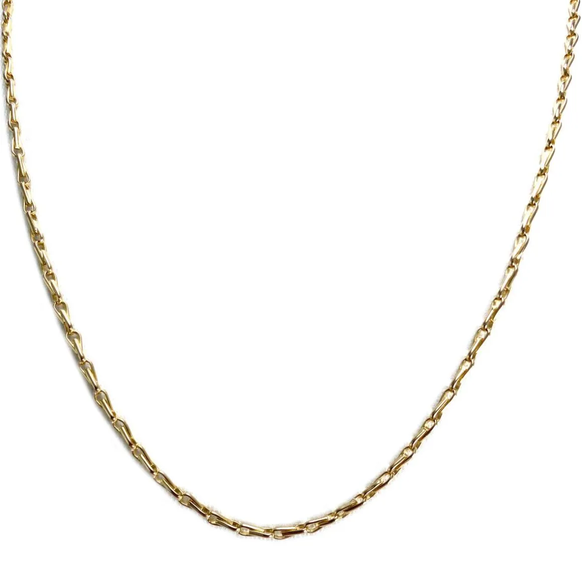 Collier d'occasion or 750 jaune maille fantaisie