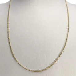 Collier d'occasion or 750 jaune maille gourmette