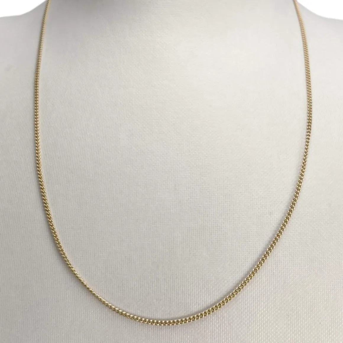 Collier d'occasion or 750 jaune maille gourmette