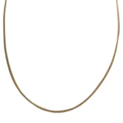 Collier d'occasion or 750 jaune maille gourmette