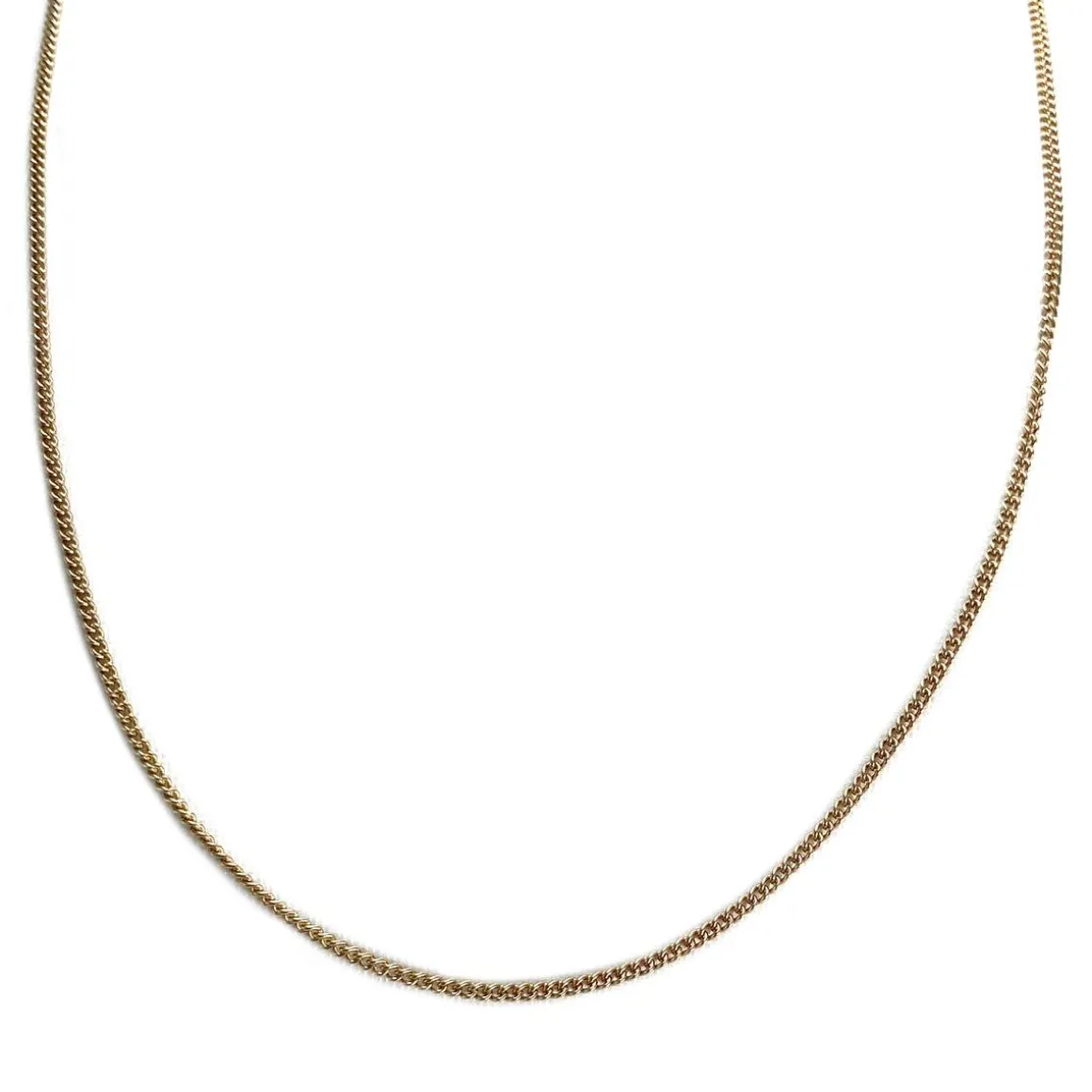Collier d'occasion or 750 jaune maille gourmette