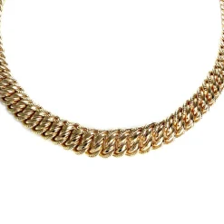 Collier d'occasion or 750 jaune maille américaine