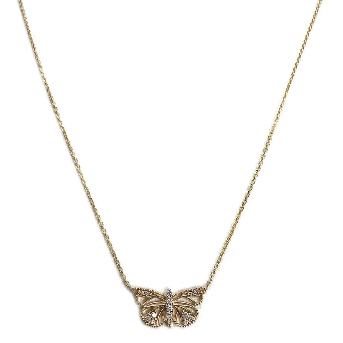 Collier d'occasion or 375 jaune maille forcat diamant