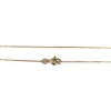 Collier d'occasion or 750 jaune maille forcat diamant