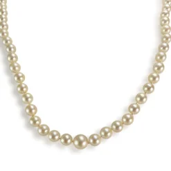 Collier d'occasion or 750 jaune perle de culture