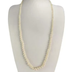Collier d'occasion or 750 jaune perle de culture