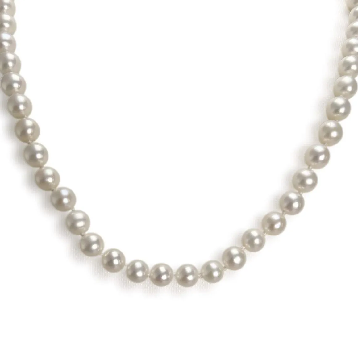 Collier d'occasion or 750 jaune perles de culture