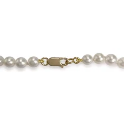 Collier d'occasion or 750 jaune perles de culture
