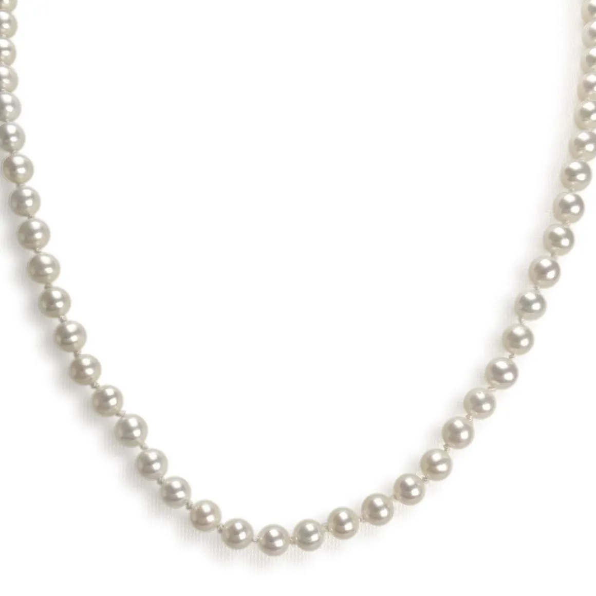 Collier d'occasion or 750 jaune perle de culture