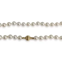Collier d'occasion or 750 jaune perle de culture