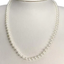 Collier d'occasion or 750 jaune perle de culture