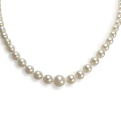 Collier d'occasion or 750 jaune perle de culture 42cm
