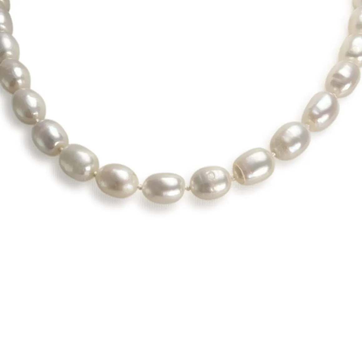 Collier d'occasion or 750 jaune perles de culture