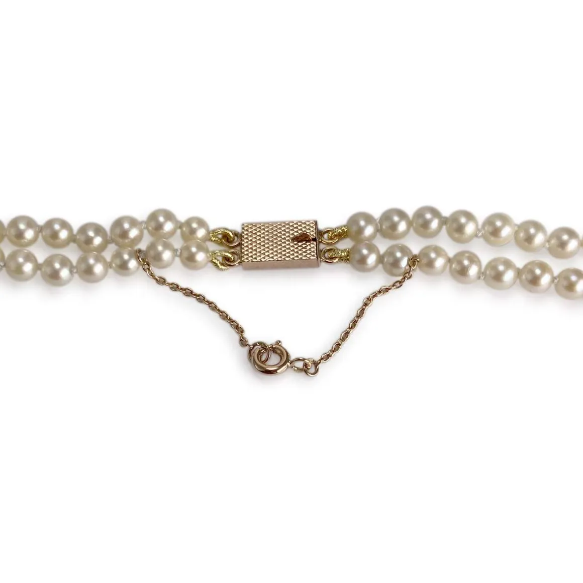 Collier d'occasion or 750 jaune perle de culture