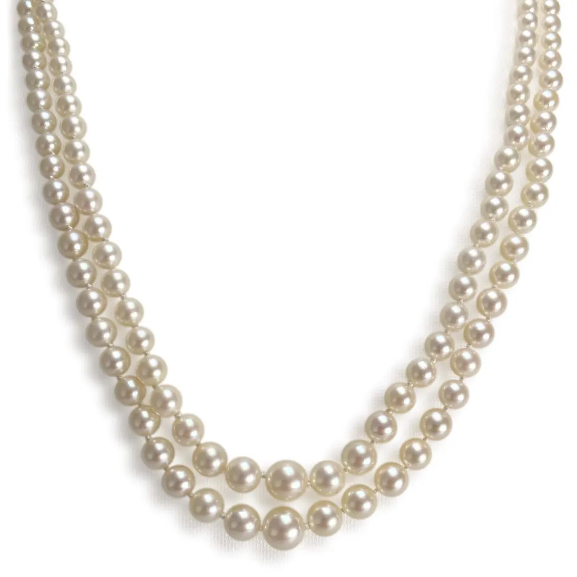 Collier d'occasion or 750 jaune perle de culture