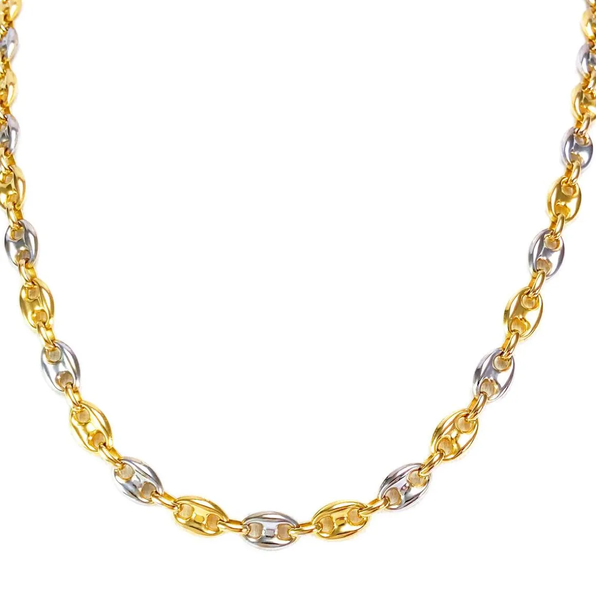 Collier d'occasion or 750 jaune § rhodié