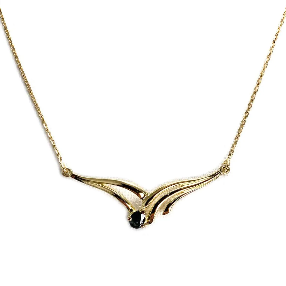 Collier d'occasion or 750 jaune saphir