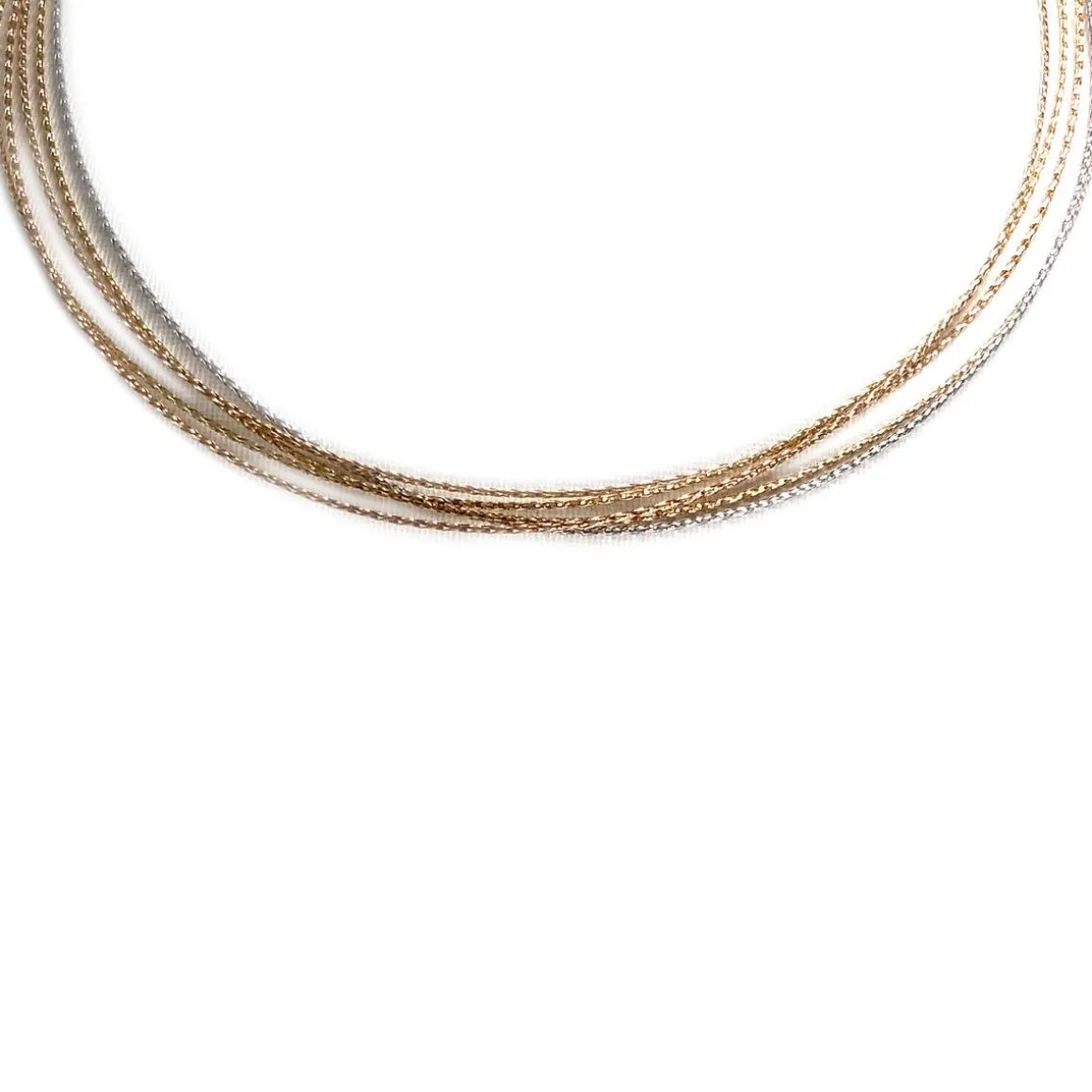 Collier d'occasion 3 ors 750 fantaisie