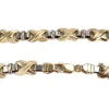 Collier d'occasion 2 ors 750 maille fantaisie
