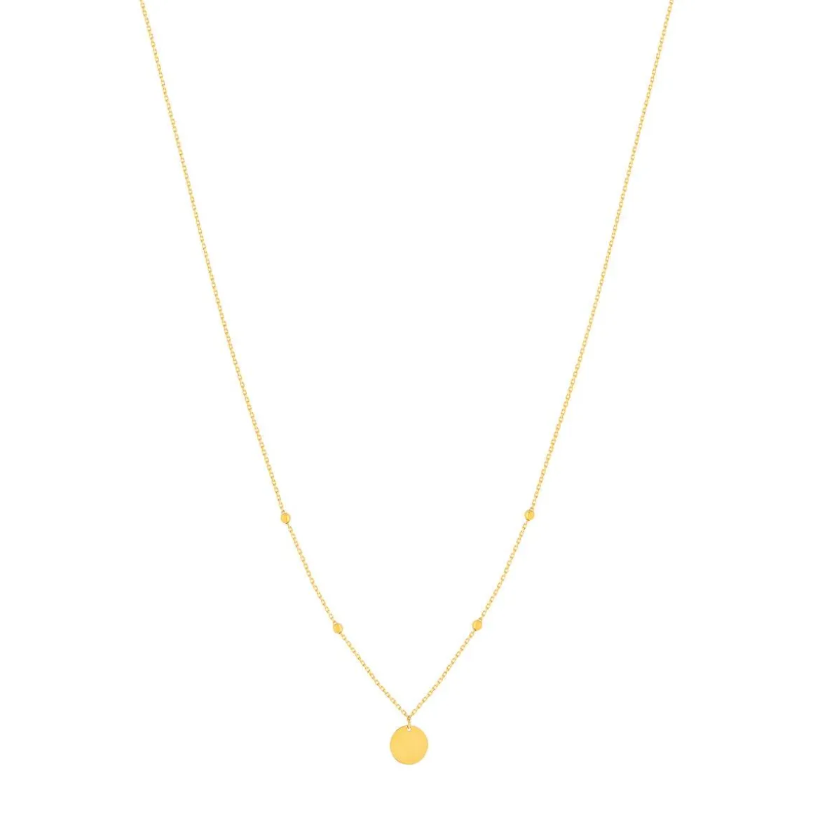 Collier or 375 jaune