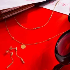 Collier or 375 jaune