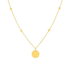 Collier or 375 jaune