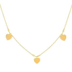 Collier or 375 jaune