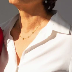 Collier or 375 jaune