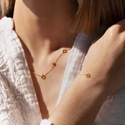 Collier or 375 jaune