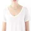 Collier or 375 jaune Amazonite