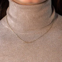 Collier or 375 jaune 45 cm