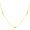 Collier or 375 jaune 45 cm
