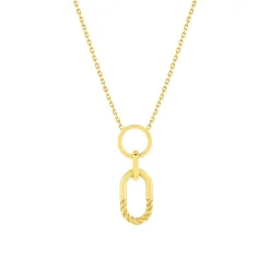 Collier or 375 jaune 45 cm