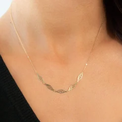 Collier or 750 jaune 45cm