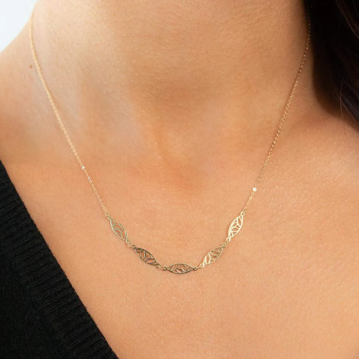 Collier or 750 jaune 45cm
