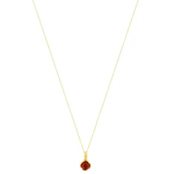 Collier or 375 jaune grenat 48cm