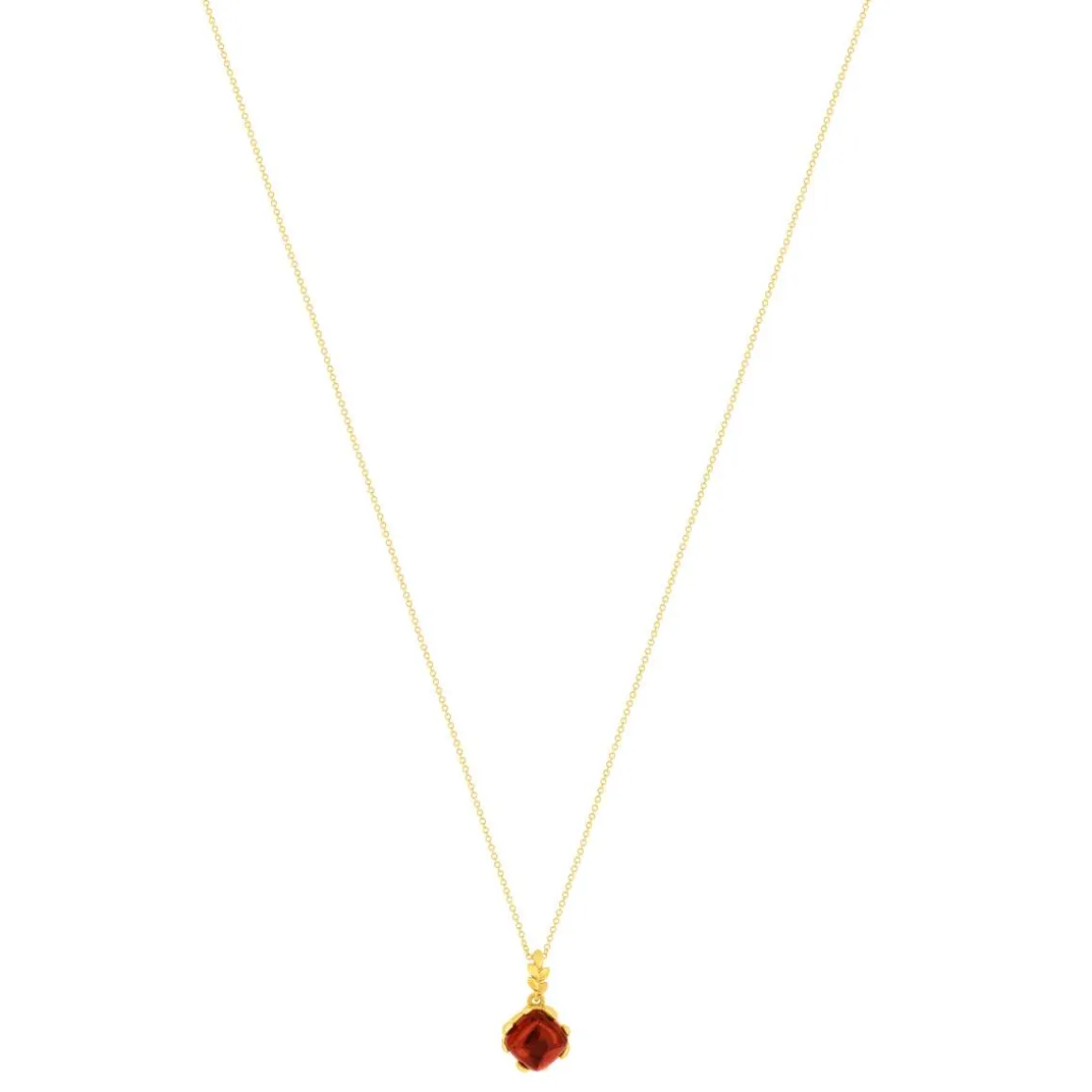 Collier or 375 jaune grenat 48cm