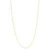Collier or jaune 375 maille marine 50 cm