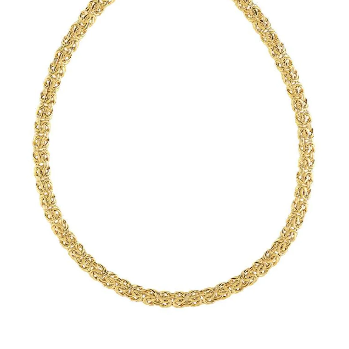 Collier or 375 jaune maille royale 42cm