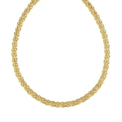 Collier or 750 jaune maille royale 45 cm