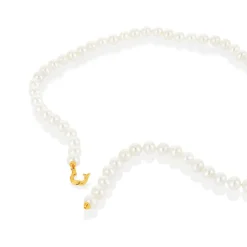 Collier or 750  jaune perles de culture de Chine 50 cm