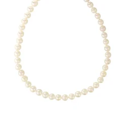 Collier or 750 jaune perles de culture de Chine 45 cm