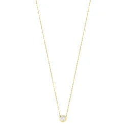 Collier or 375 2 tons diamant 42 cm