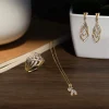 Collier or 375 2 tons diamants 42 cm