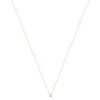 Collier or 375 2 tons diamants, 45 cm