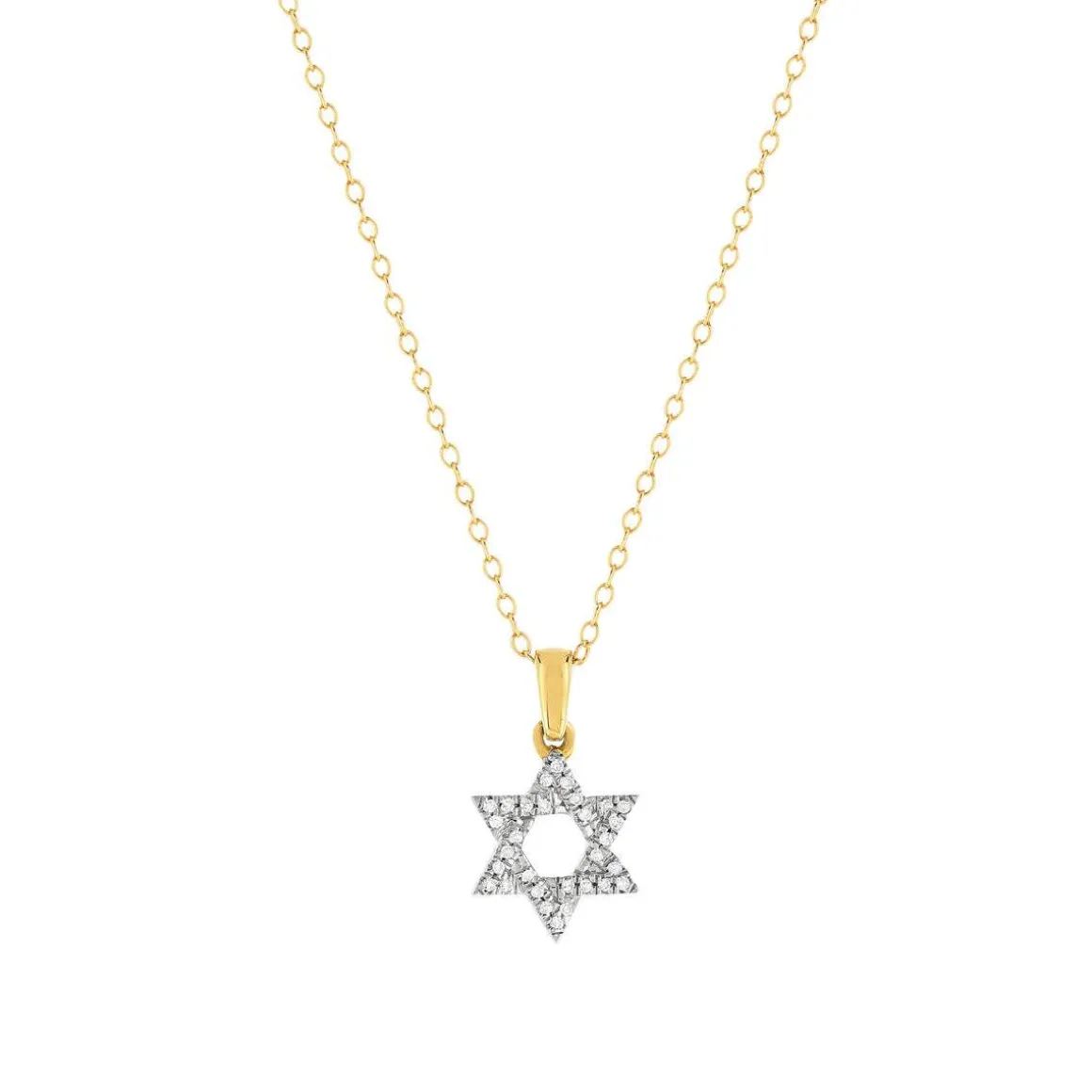 Collier or 375 2 tons diamants 45 cm